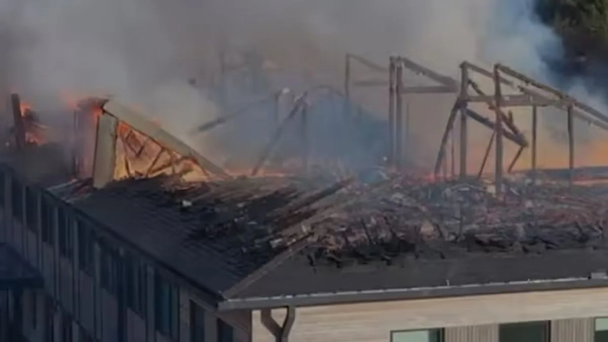 Devon School Engulfed by Major Fire as Crews Battle Blaze
