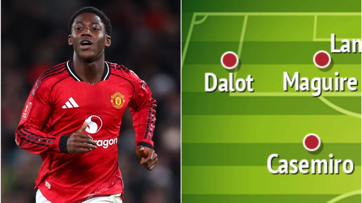 Man Utd vs Man City: Carrick's predicted lineup hints at Mainoo decision