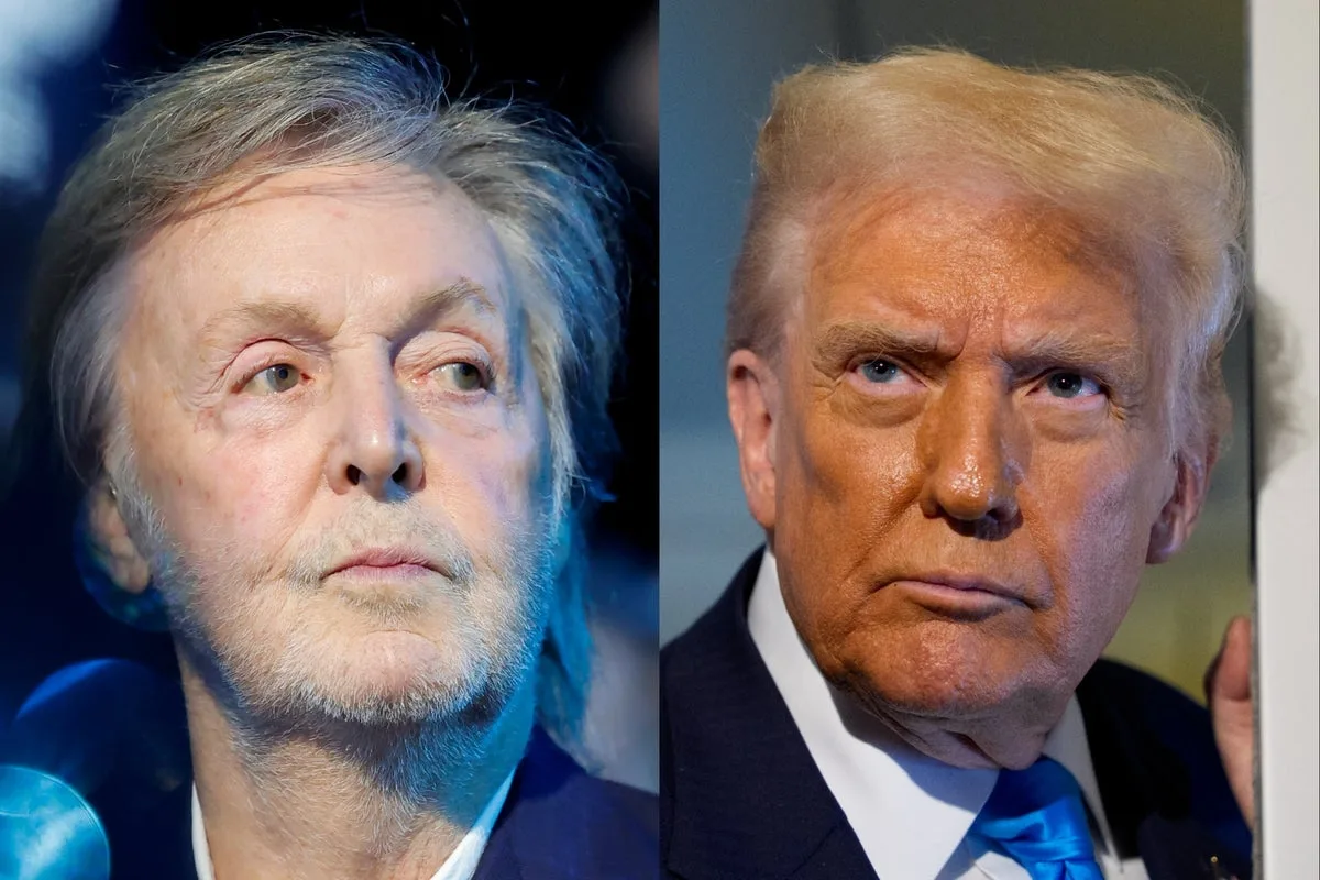 Paul McCartney says ‘Hey Jude’ has power to unite Trump’s America