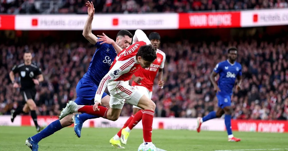 Premier League explain Arsenal penalty denial after Havertz appeal vs Everton