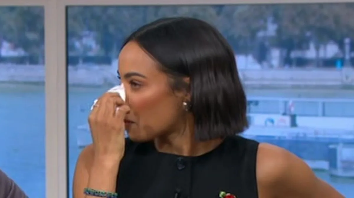 Rochelle Humes moved to tears by schoolfriends' pact for boy with cancer