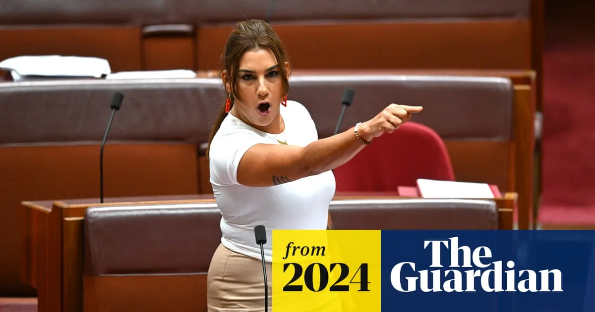 Lidia Thorpe suspended from Senate after paper-throwing incident