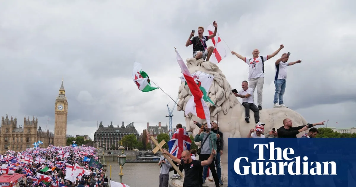 Tommy Robinson protest draws 110,000 as violence erupts in London