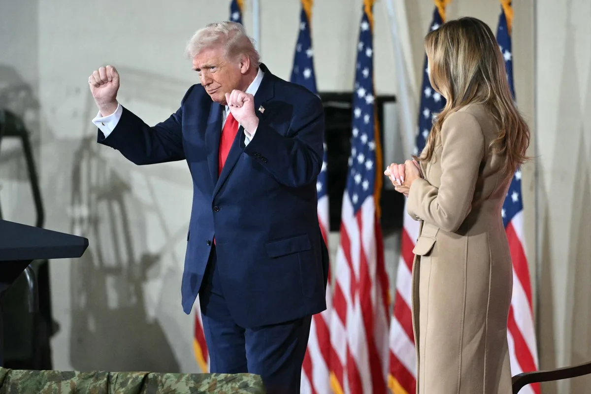 Trump jokes about moving to North Carolina military base after presidency