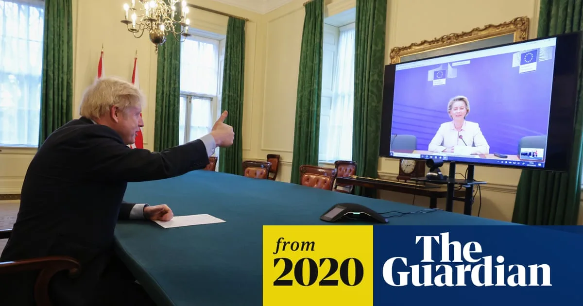 UK and EU strike post-Brexit trade deal on Christmas Eve