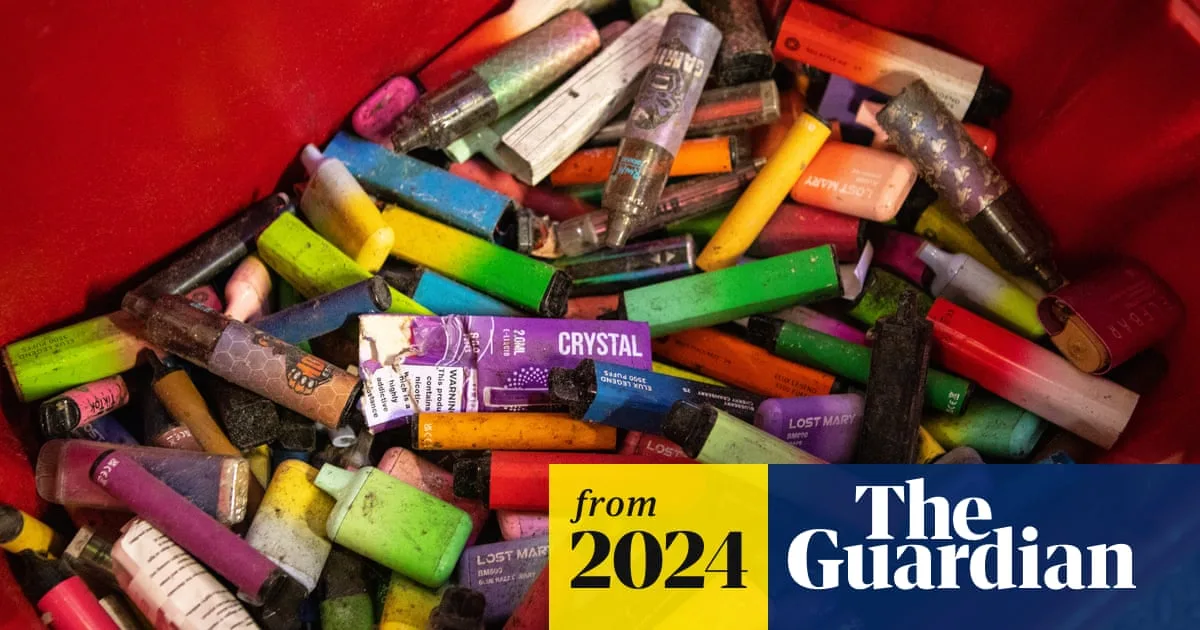 Quarter of a billion vapes face landfill before 2025 ban as recycling obligations ignored