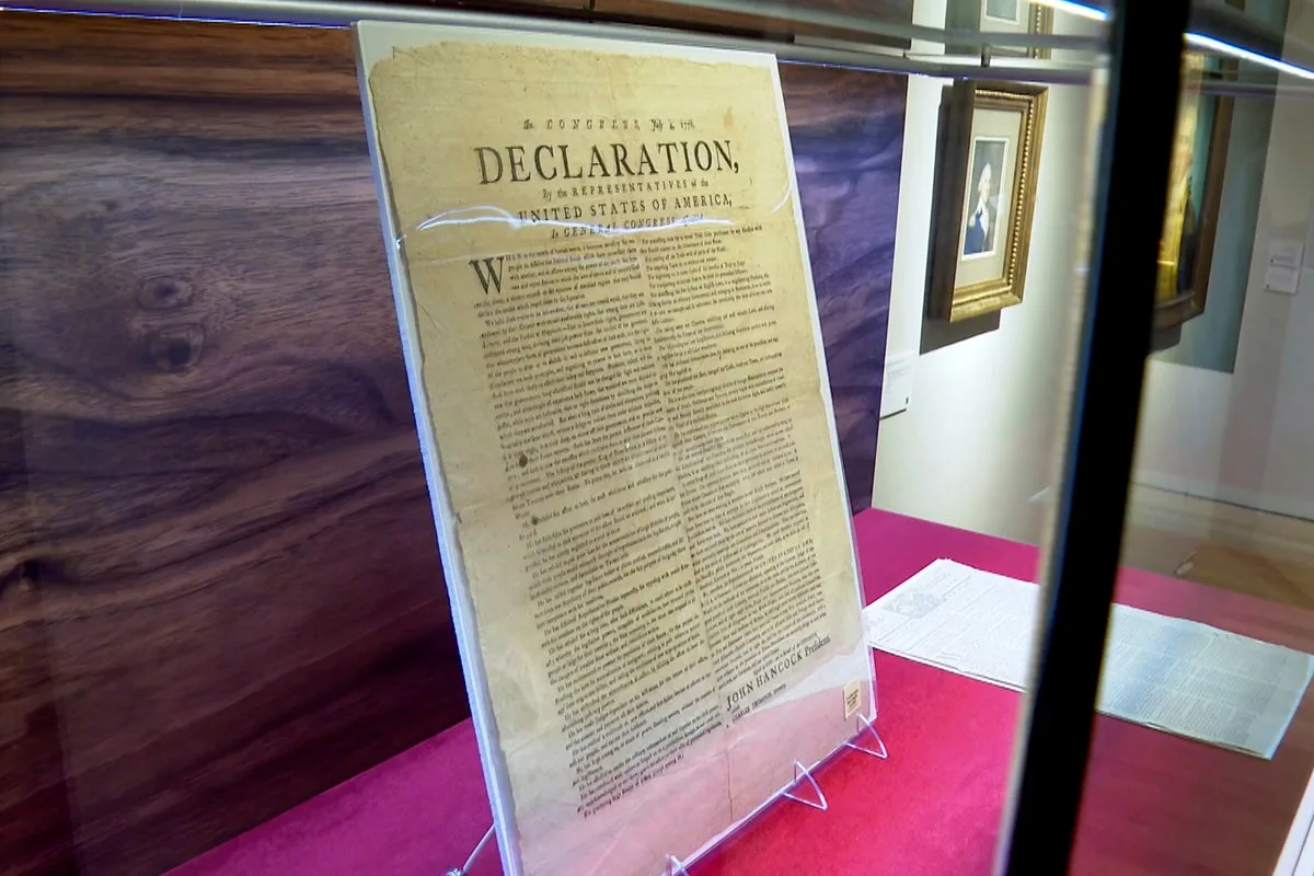 Rare Founding Documents to Feature in New York Auction for US 250th Birthday