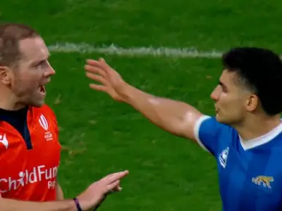 Argentina fly-half Tomas Albornoz banned four matches for referee clash