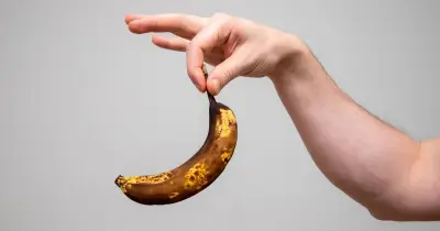 Bananas turn brown faster if stored in one common kitchen area
