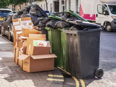 Binman: Don't Put Black Bags in Recycling Bins