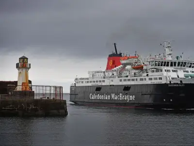 CalMac ferry evacuated after bomb threat at Ardrossan Harbour