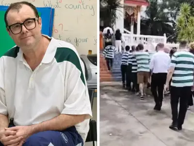 Celtic fan Paul Lennon carried to final resting place by Thai Tims