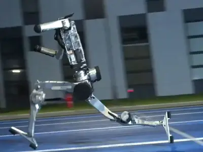 Chinese Robot Beats Usain Bolt's 100m Record at Beijing Games