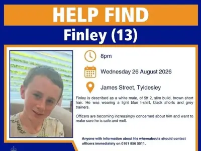 Concern grows for missing 13-year-old last seen in Wigan