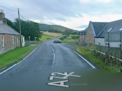 Cyclist critical after hit-and-run on A72, police hunt van driver