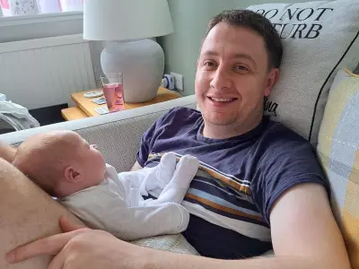 Dad's paternal postnatal depression left him with thoughts of harming daughter