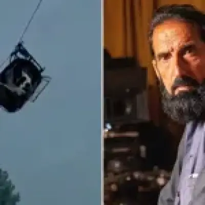 Dad's terror as son trapped in cable car 900ft above ground