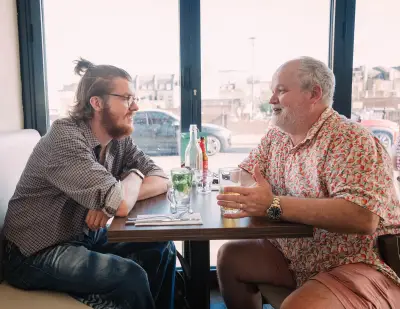 Dining Across the Divide: A Planetary Scientist and a Retired Engineer