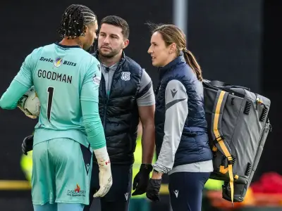 Dundee keeper interviewed by police after missile struck in derby