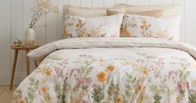 Dunelm Autumn Floral Bedding Set with 30% Off Drops to £14