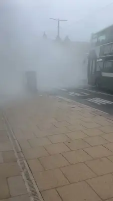 Edinburgh bus 'blows up' on Princes Street as passengers evacuated