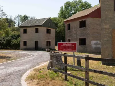 Eerily abandoned UK village opens to public just a few days each year
