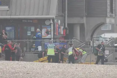 Girl fights for life after three family members die in sea off West Sussex