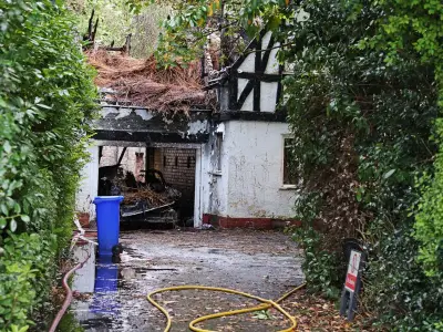 Historic Hale cottage destroyed in huge fire as 12 crews attend