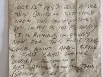 Joiner finds 67-year-old message in bottle during £3.4m renovation