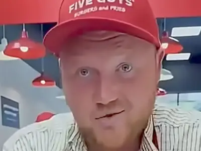 Kaleb Cooper swaps plough for burgers in Five Guys video