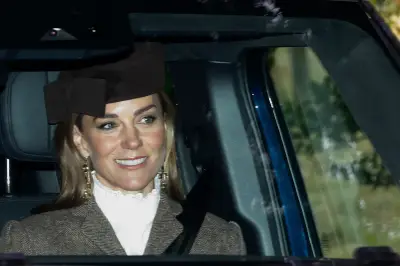 Kate joins royals at church after Harry and Meghan return news