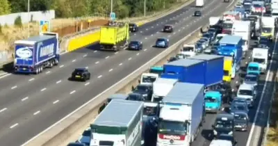 M25 closed in Essex as large verge fire causes rush hour chaos