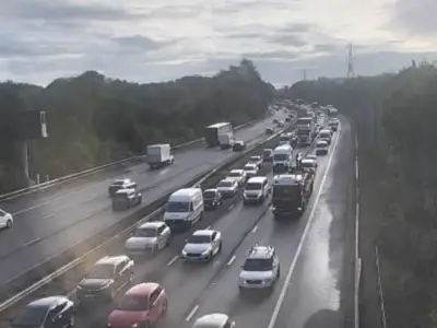 M4 crash in Cardiff causes severe delays and traffic held
