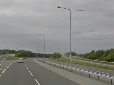 Man arrested after wrong-way A55 pursuit on Anglesey