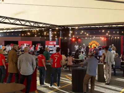 Man Utd Unveils First Permanent Fan Zone at Old Trafford