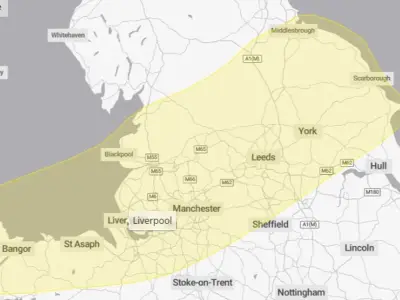 Met Office extends Merseyside thunderstorm warning until 1pm