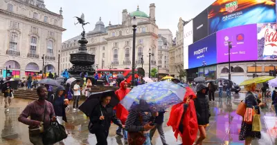 Met Office names 154 UK areas facing 'very heavy rain' on Thursday - full list