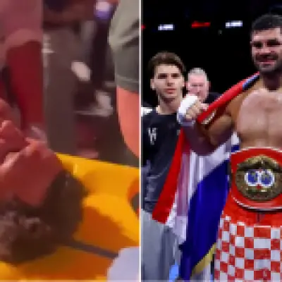 Moses Itauma stretchered out after world title defeat to Hrgovic