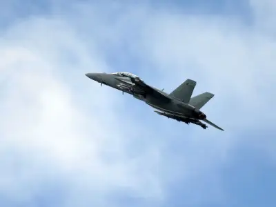 NATO F-18 shoots down drone over Romania