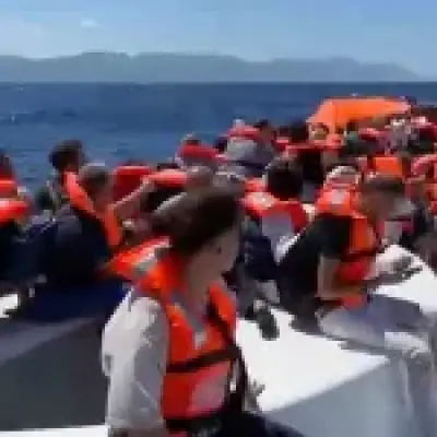 New video shows terrifying scramble for lifejackets before ferry capsizes