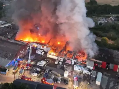 Newport Fire: Ten Engines Battle Blaze at Star Trading Estate