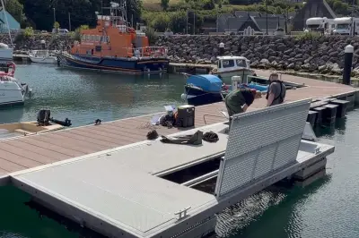 Northern Ireland's first floating oyster reef launched in Antrim
