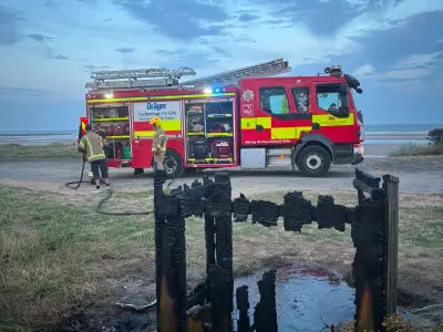 Northumberland wildfire warning after disposable barbecue bin fire