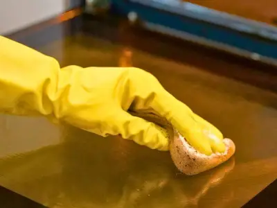 Oven cleaning made easy: baking soda trick from Alpha Foodie founder