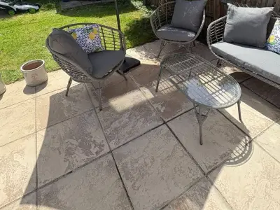 Patio Cleaning Hack: £1 Vinegar Mix Removes Dirt and Moss for 50p