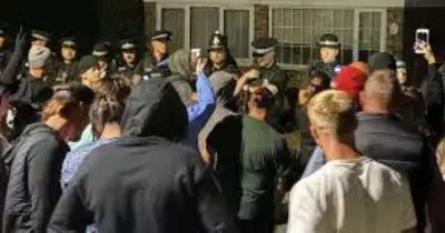 Police update after 100-strong mob storms Thetford estate