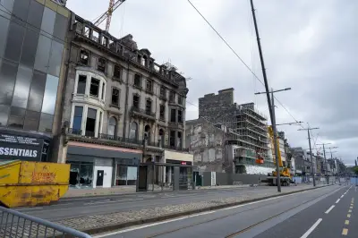 Princes Street reopens in Edinburgh after major fire