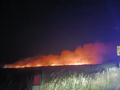Saddleworth Moor Fire: Crews Battle Blaze, Road Closed