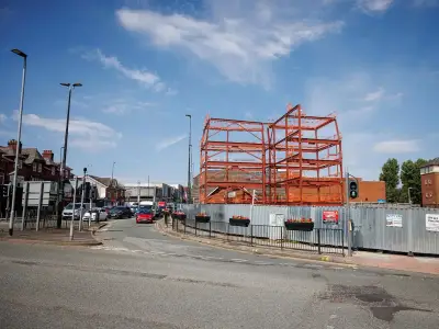 Salford flats project stalled after building firm goes bust