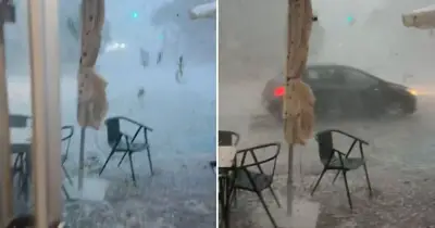 Storm Chaos Hits Spanish Holiday Hotspot as Brits Told to Stay Indoors